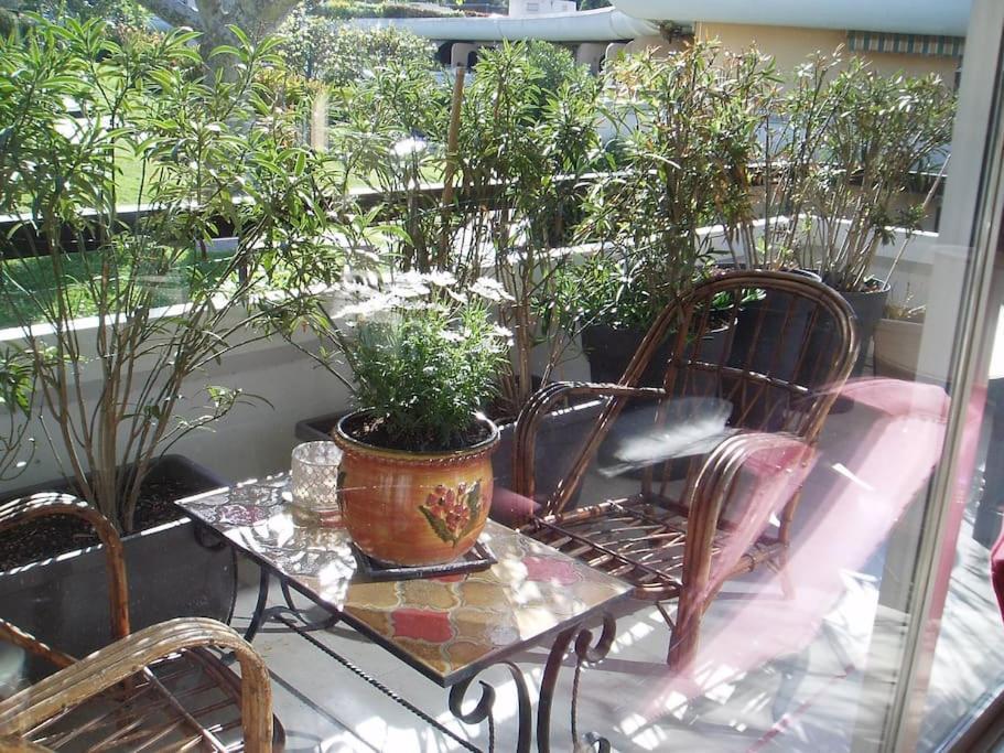 80M2 Dans Parc Classe, Piscine, Calme, 5Mn De Cannes Ле Кане Екстериор снимка
